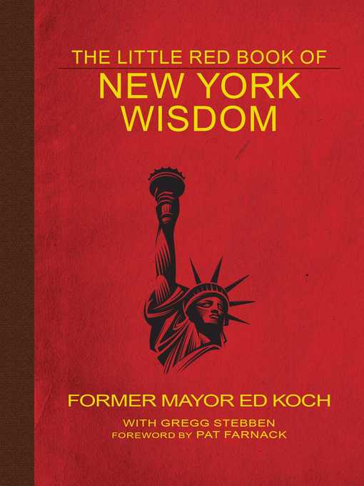 Cover image for The Little Red Book of New York Wisdom